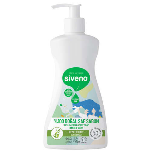 Siveno Zeytinyağlı Doğal Sıvı Sabun 300 ml - Siveno