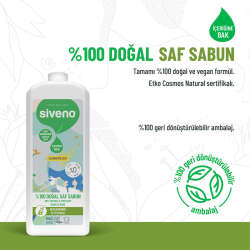 Siveno Zeytinyağlı Nemlendirici Doğal Saf Sabun 1L - 4