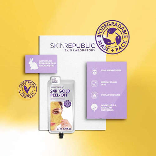 Skin Republic 24K Gold Peel-Off Face Mask 25 ml - 3