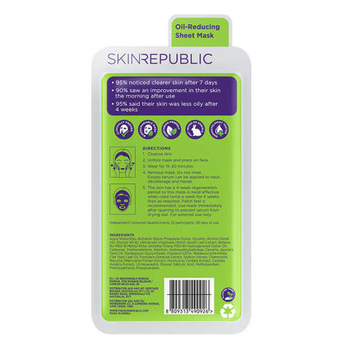 Skin Republic Spots + Blemish Face Mask Sheet 25 ml - 2