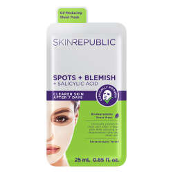 Skin Republic Spots + Blemish Face Mask Sheet 25 ml - 1