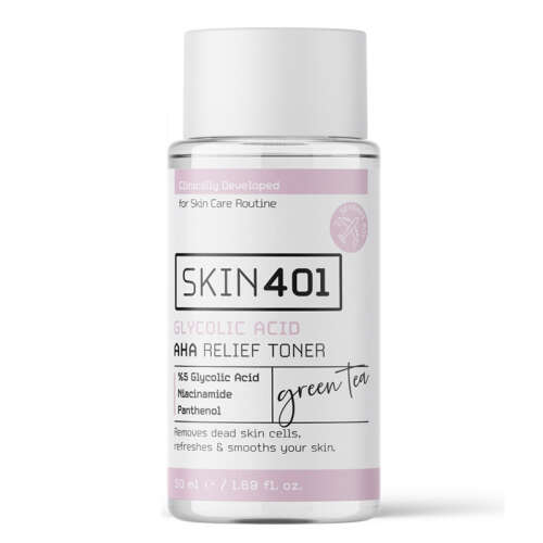 Skin401 %5 Glikolik Asit Aha Tonik 50 ml (Seyahat Boy) - Skin401