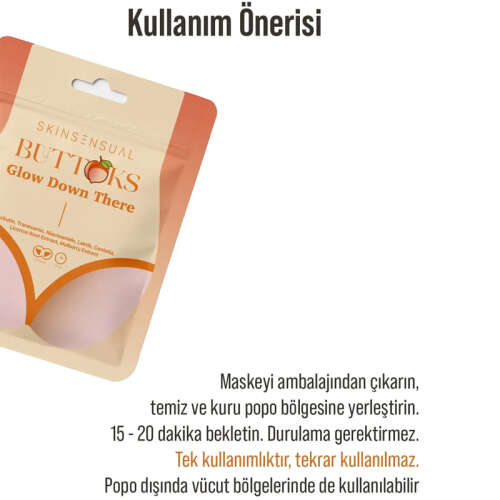 Skin Sensual Buttoks Glow Down There Vücut Maskesi 50 ml - 3