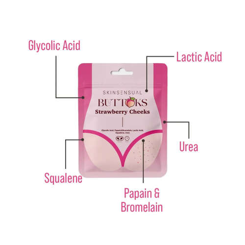 Skin Sensual Buttoks Strawberry Cheeks Vücut Maskesi 50 ml - 2