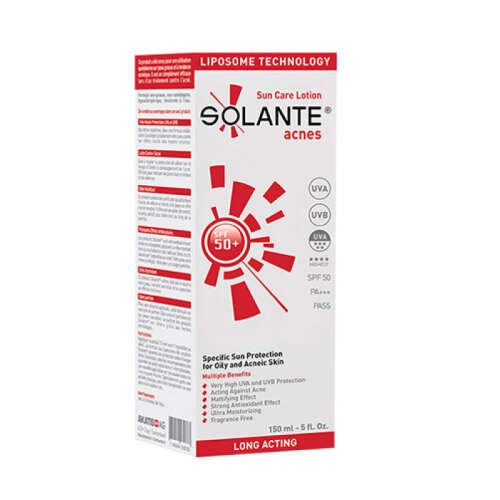 Solante Acnes Sun Care Lotion SPF 50+ 150 ml - Solante