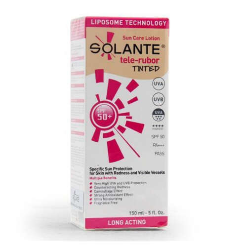 Solante Telerubor Tinted SPF 50+ Losyon 150 ml - Solante