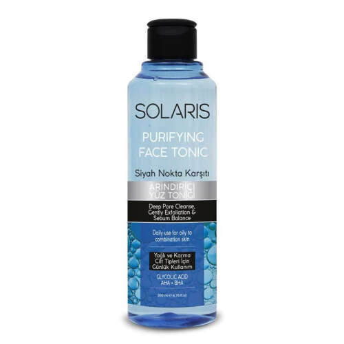 Solaris Arındırıcı Yüz Temizleme Toniği 200 ml - Solaris