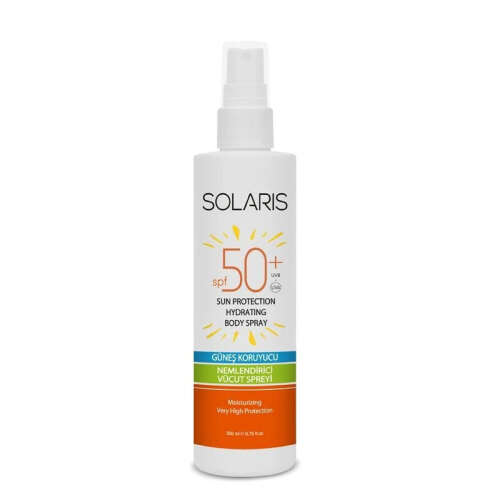 Solaris Güneş Koruyucu Nemlendirici Vücut Spreyi SPF 50 200 ml - Solaris