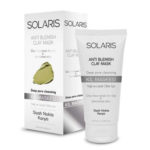 Solaris Kil Maskesi Yağlı Ve Lekeli Ciltler İçin 100 ml - Solaris