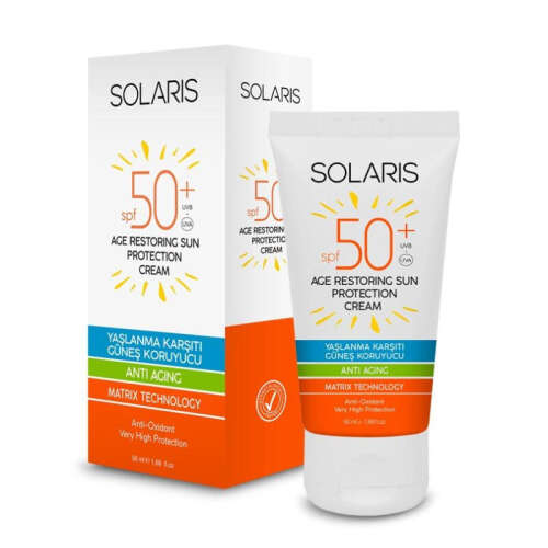 Solaris Yaşlanma Karşıtı Güneş Koruyucu Krem SPF 50 50 ml - Solaris