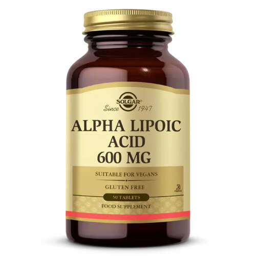 Solgar Alfa Lipoik Asit 600 Mg Takviye Edici Gıda 50 Tablet - 1