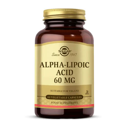 Solgar Alpha Lipoic Acid 60 mg 60 Kapsül - Solgar