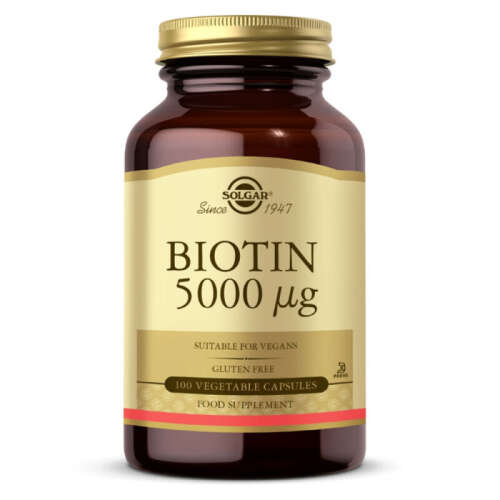 Solgar Biotin 5000 mcg 100 Kapsül - 1