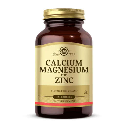 Solgar Calcium Magnesium Plus Zinc 100 Tablet - Solgar