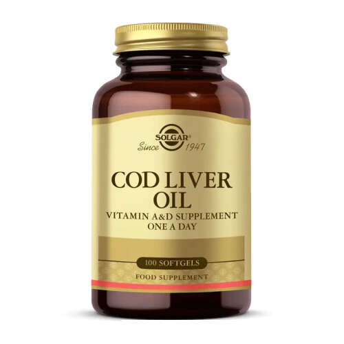 Solgar Cod Liver Oil 100 Kapsül - 1