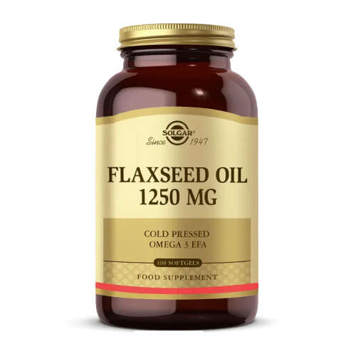 Solgar Flaxseed Oil 1250 mg 100 Kapsül - Solgar