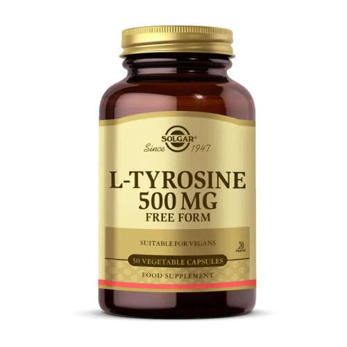 Solgar L-Tyrosine 500 mg 50 Kapsül - Solgar