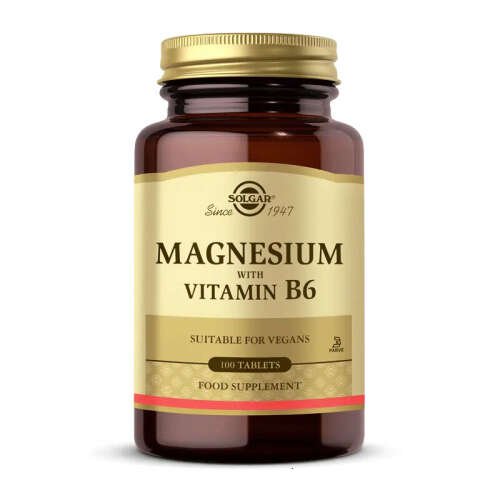 Solgar Magnesium with Vitamin B6 100 Tablet - Solgar