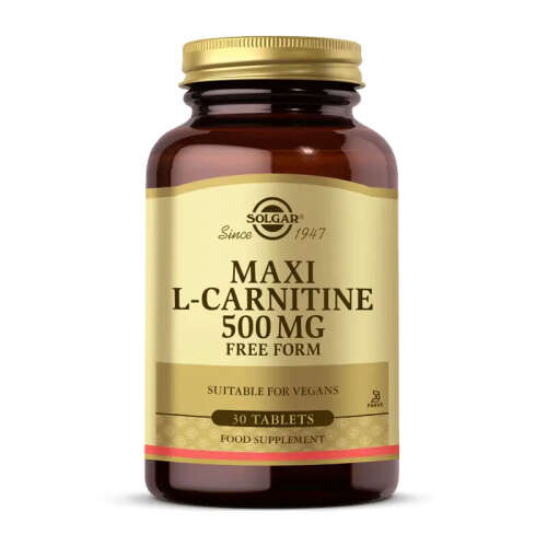Solgar Maxi L-Carnitine 500 mg 30 Tablet - Solgar