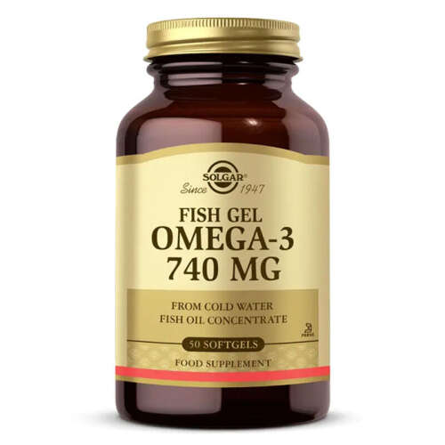 Solgar Omega-3 740 Mg Fish Gel 50 Yumuşak Jelatinli Kapsül - Solgar