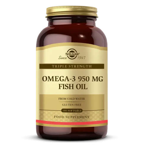 Solgar Omega 3 950 mg 100 Yumuşak Jelatinli Kapsül - Solgar