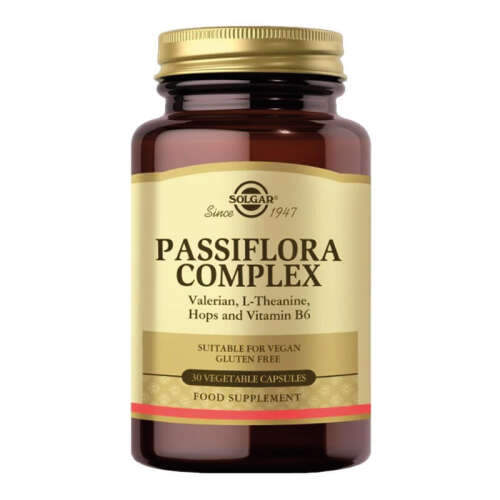 Solgar Passiflora Complex Takviye Edici Gıda 30 Kapsül - 1