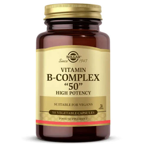Solgar Vitamin B-Complex 50 - 50 Bitkisel Kapsül - Solgar