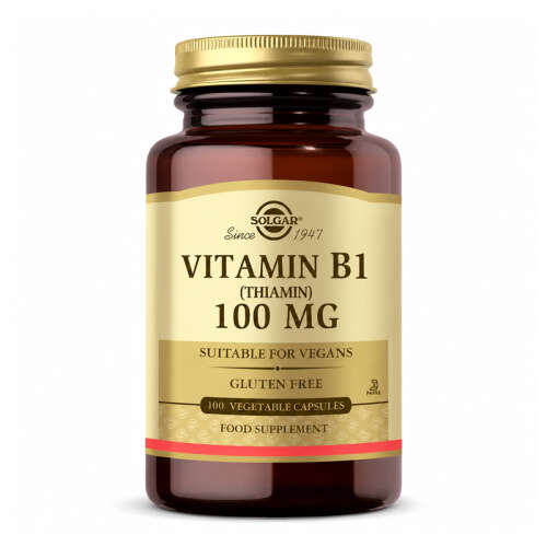 Solgar Vitamin B1 (Thiamin) 100 Mg 100 Bitkisel Kapsül - Solgar