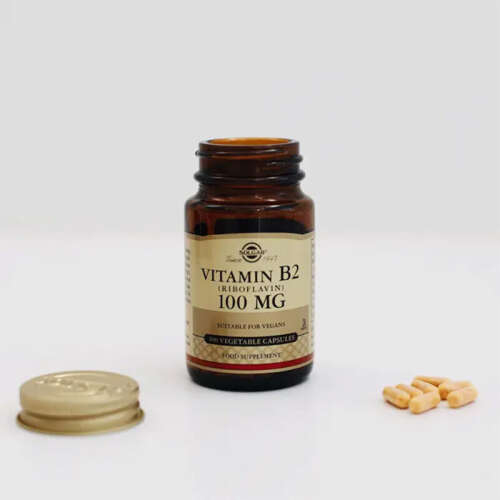 Solgar Vitamin B2 (Riboflavin) 100 Mg 100 Bitkisel Kapsül - 3