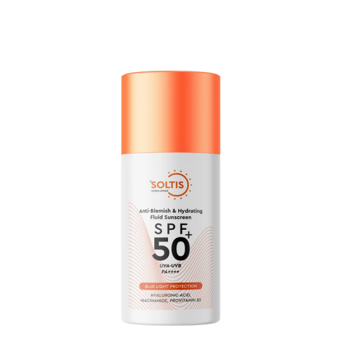 Soltis Leke Karşıtı ve Nemlendirici Günlük Fluid Güneş Koruyucu Krem SPF50+ 50 ml - Soltis