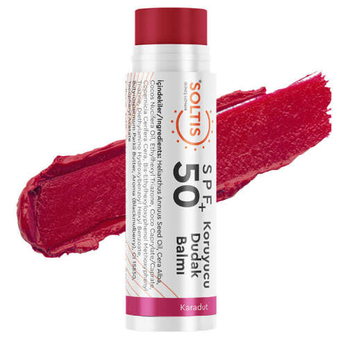 Soltis Renkli Dudak Nemlendiricisi SPF50+ 5 ml - Karadut - 2
