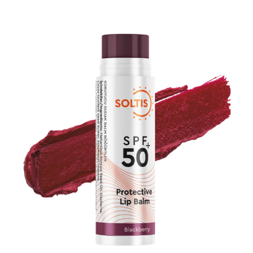 Soltis Renkli Dudak Nemlendiricisi SPF50+ Böğürtlen 5 gr - Soltis