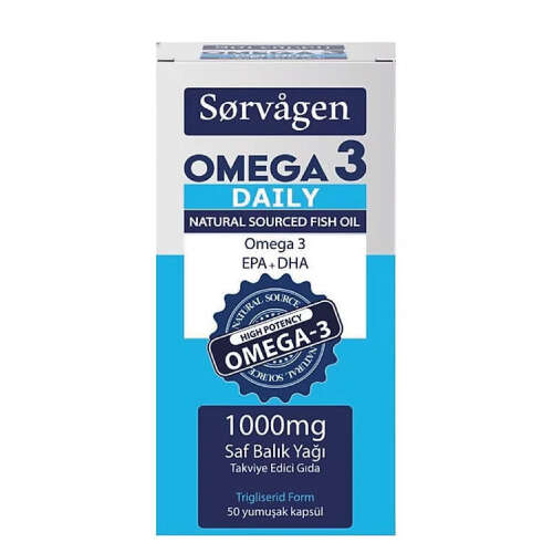 Sorvagen Omega 3 Daily Saf Balık Yağı 50 Kapsül - Sorvagen