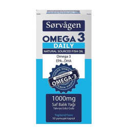 Sorvagen Omega 3 Daily Saf Balık Yağı 50 Kapsül - 1