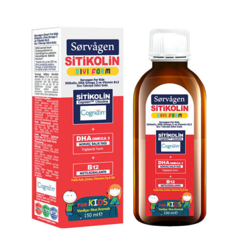 Sorvagen Smart Sıvı Form Stikolin Takviye Edici Gıda 150 ml - Sorvagen
