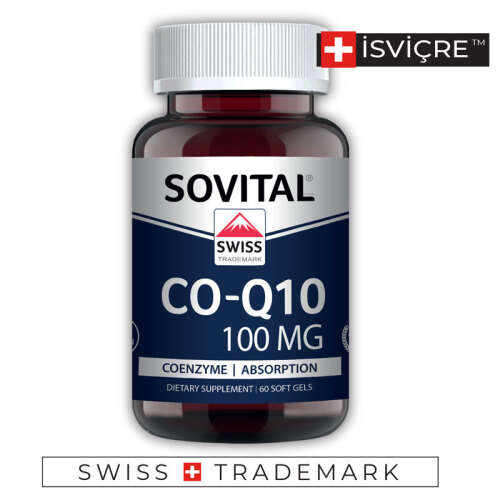 Sovital CO - Q10 100 mg Takviye Edici Gıda 60 Yumuşak Kapsül - 1
