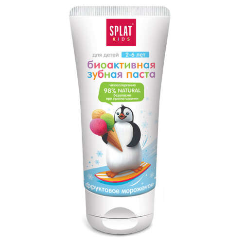 Splat Meyveli Dondurma Diş Macunu 50ml 2-6 Yaş - Splat