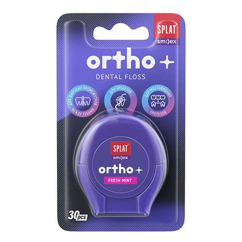 Splat Ortho+ Dental Floss 30 Adet - 1