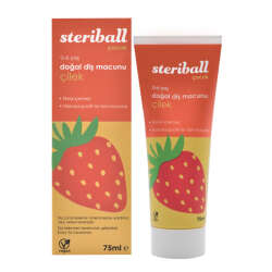 Steriball Çocuk Doğal Diş Macunu Çilek 75 ml - 2
