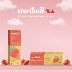 Steriball Çocuk Doğal Diş Macunu Çilek 75 ml - 3
