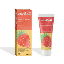 Steriball Çocuk Doğal Diş Macunu Çilek 75 ml - 1