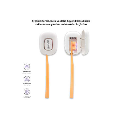 Steriball Diş Fırçaları için Akıllı Koruma Cihazı - Beyaz - 3