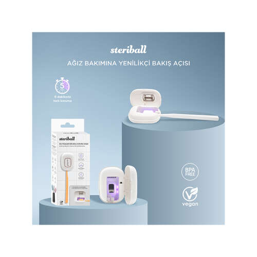 Steriball Diş Fırçaları için Akıllı Koruma Cihazı - Beyaz - 5