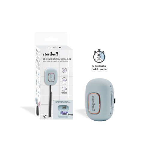 Steriball Diş Fırçaları için Akıllı Koruma Cihazı - Mavi - 7
