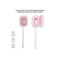 Steriball Diş Fırçaları için Akıllı Koruma Cihazı - Pembe - 6