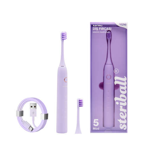 Steriball Elektrikli Diş Fırçası - Lila - 2