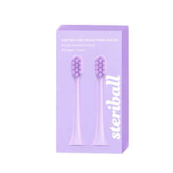 Steriball Elektrikli Diş Fırçası Yedek Başlığı - Lila - 1