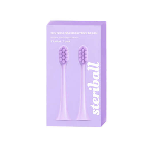 Steriball Elektrikli Diş Fırçası Yedek Başlığı - Lila - Steriball