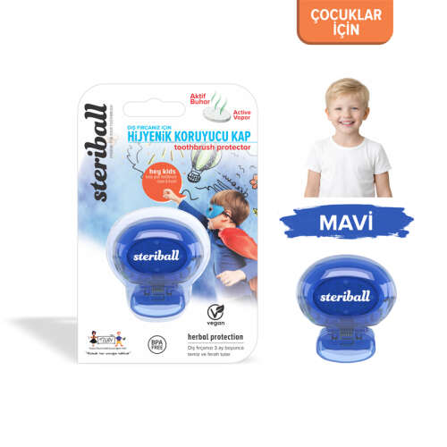 Steriball Hijyenik Diş Fırçası Koruma Kabı - Erkek - Steriball