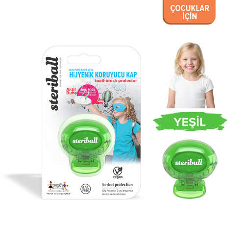 Steriball Hijyenik Diş Fırçası Koruma Kabı - Kız - Steriball